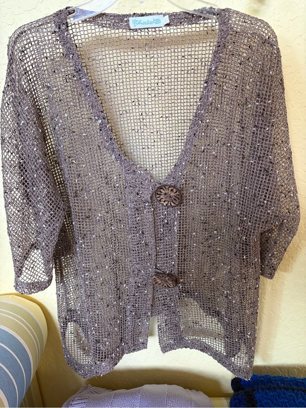 Lulu-B Mesh tan/brown jacket